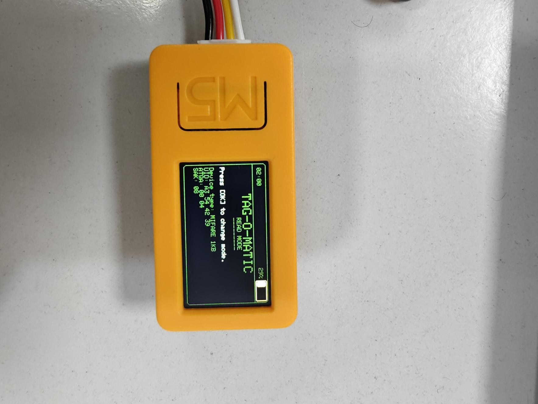 Card Data Reading Results